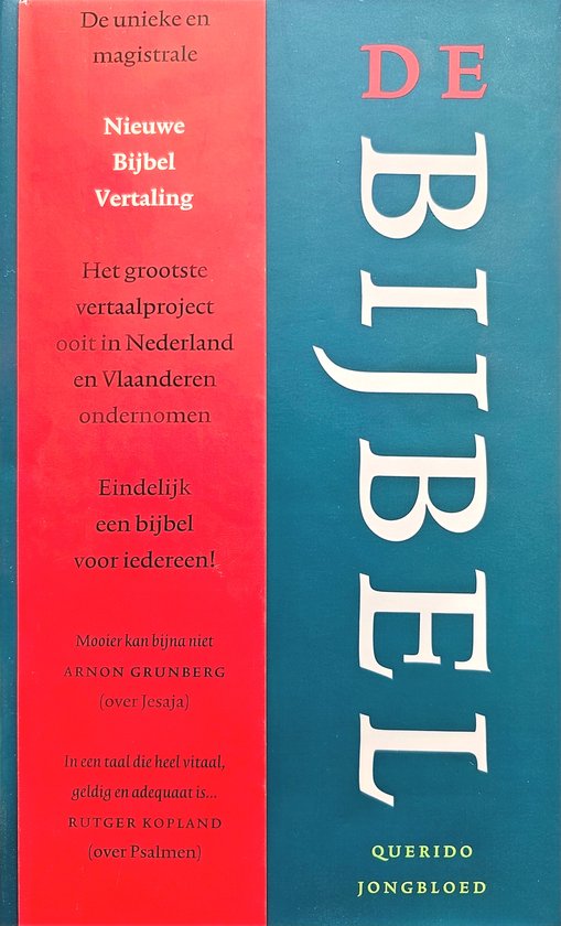 De Bijbel [NBV] — boekomslag