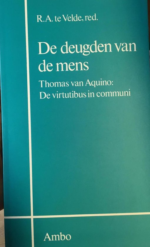 De deugden van de mens — boekomslag