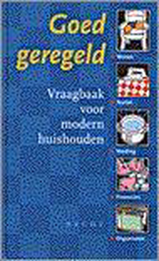 Goed geregeld — boekomslag