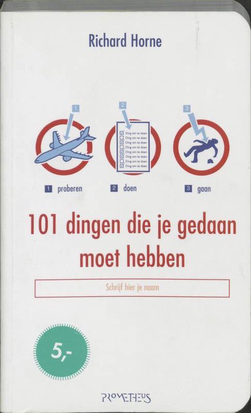 101 Dingen Die Je Gedaan Moet Hebben — omslag
