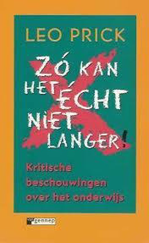 Zo kan het echt niet langer — boekomslag
