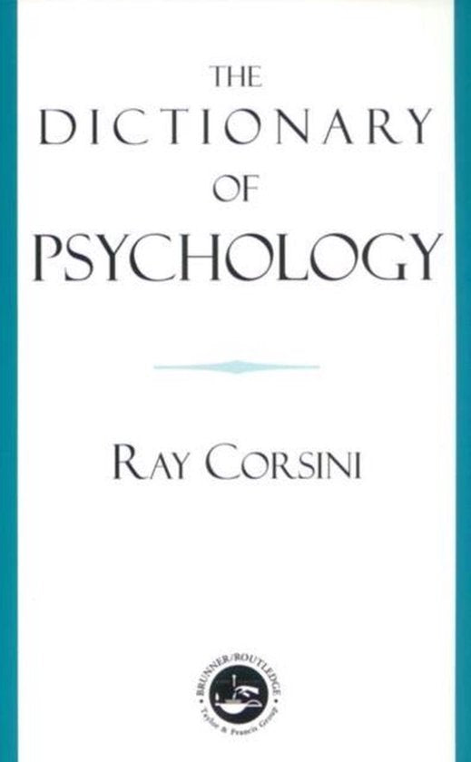 The Dictionary of Psychology — boekomslag