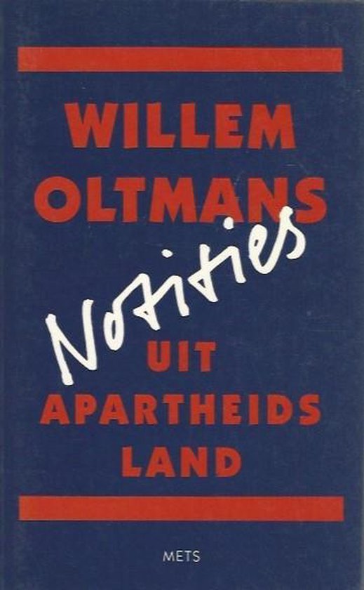 Notities uit apartheidsland — omslag