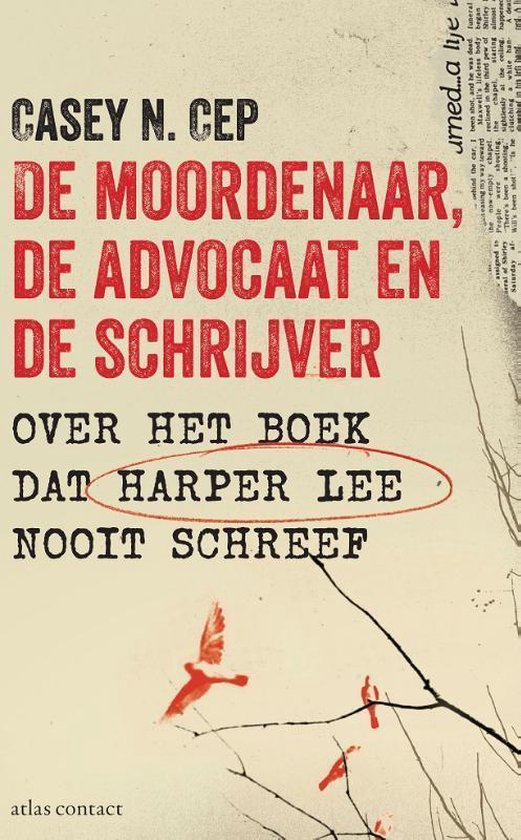 De moordenaar, de advocaat en de schrijver — boekomslag