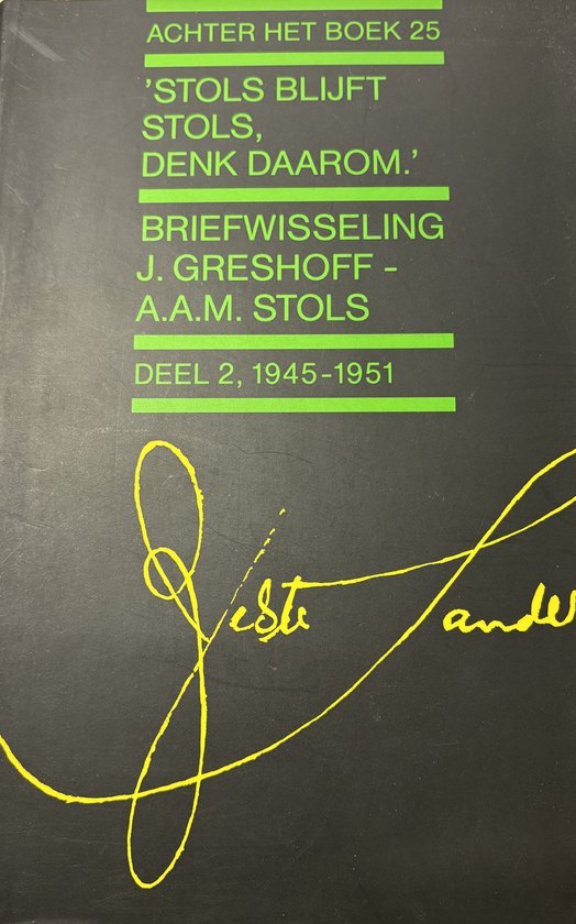 2 Briefwisseling J. Greshoff A. Stols — omslag