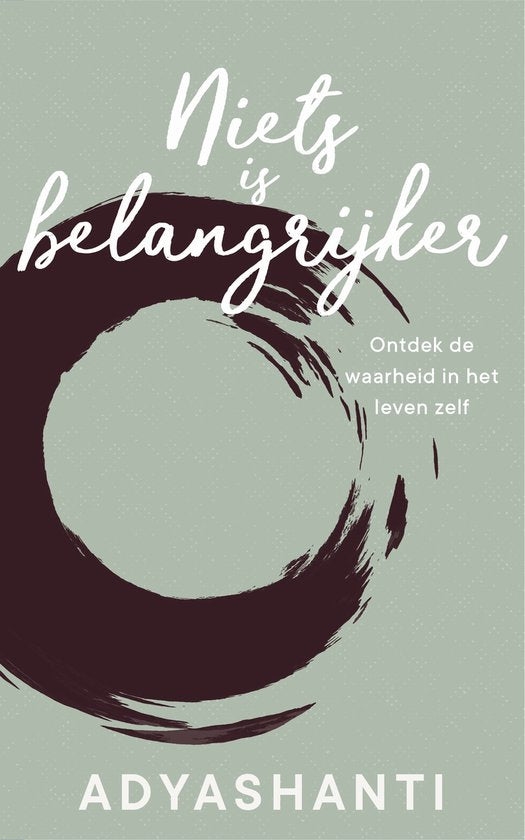 Niets is belangrijker — omslag