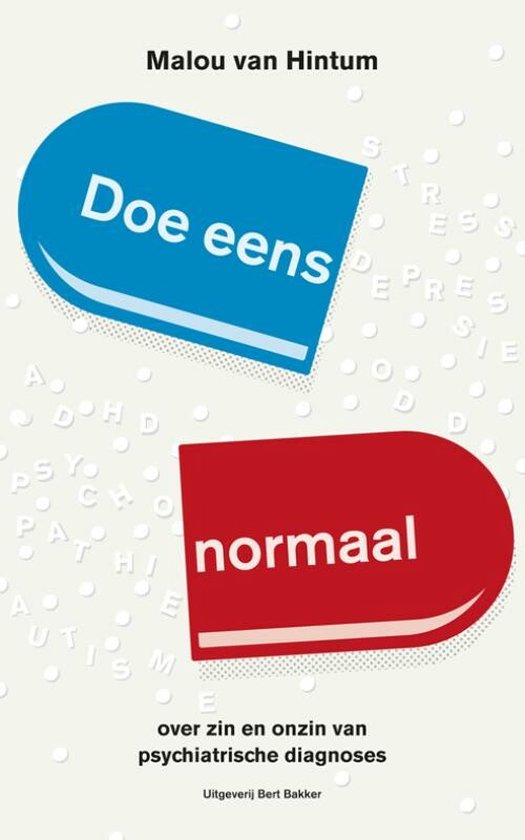 Doe Eens Normaal — boekomslag