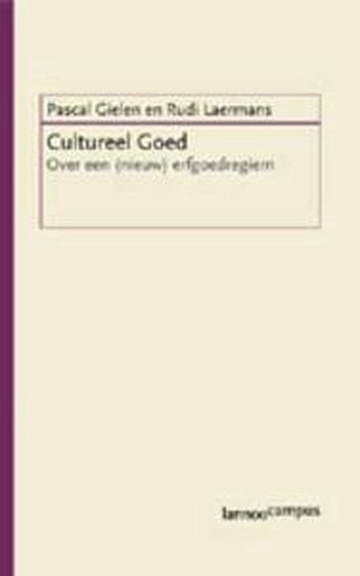 Cultureel Goed — boekomslag