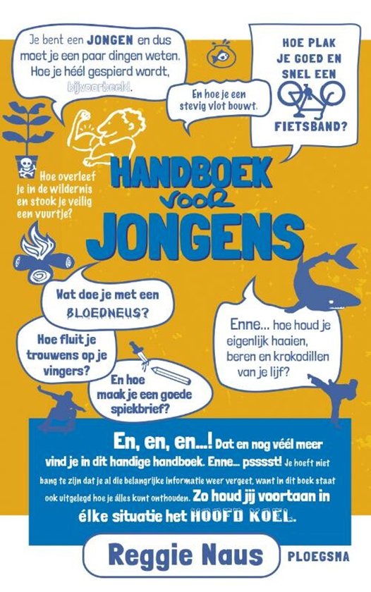 Handboek voor jongens — boekomslag