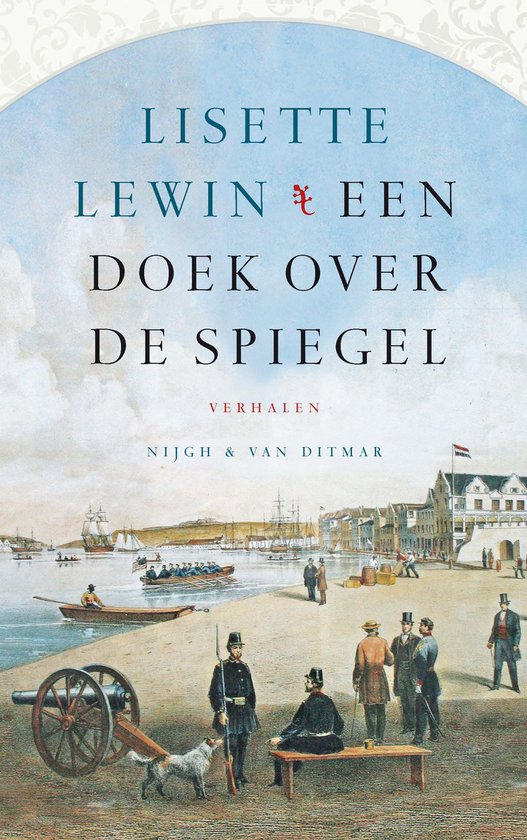 Een doek over de spiegel — boekomslag