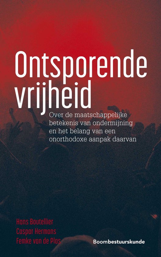 Ontsporende vrijheid — omslag
