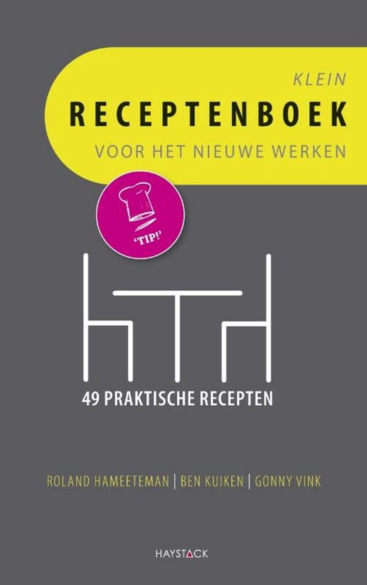 Klein receptenboek voor het nieuwe werken — omslag