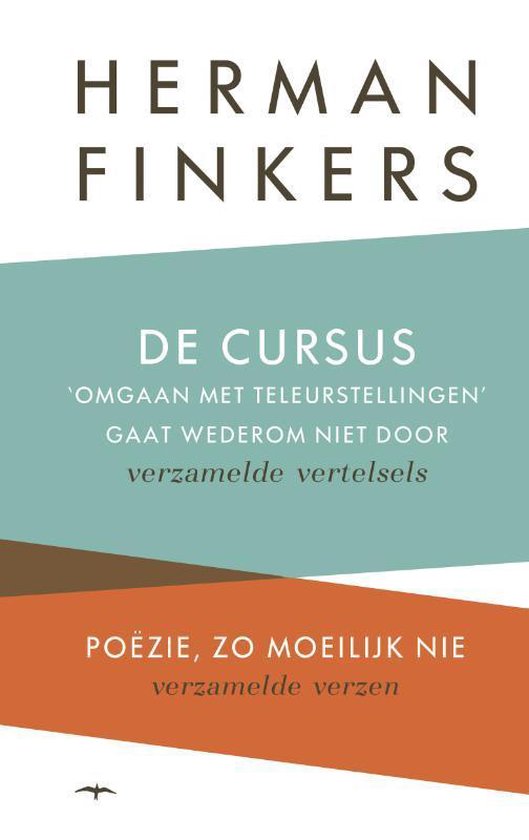 De cursus omgaan met teleurstellingen gaat wederom niet door & Poezie, zo moelijk, nie — boekomslag
