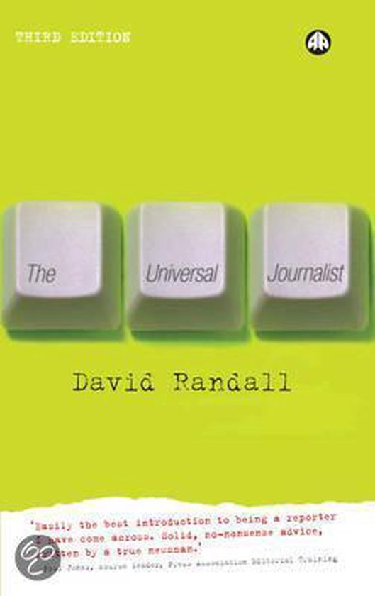 Universal Journalist — boekomslag