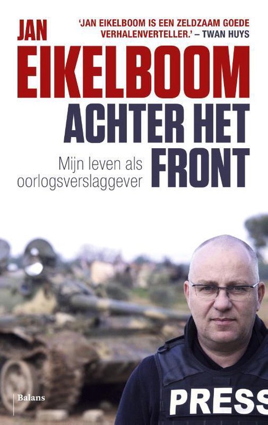 Achter het front — boekomslag