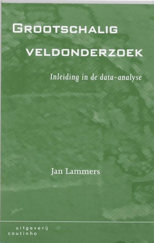 Grootschalig veldonderzoek — boekomslag