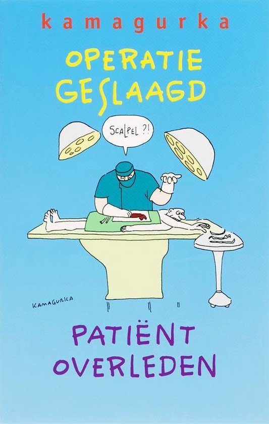 Operatie Geslaagd, Patient Overleden — boekomslag