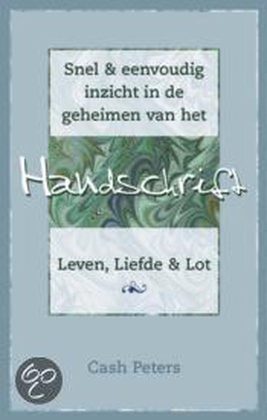Geheimen Van Het Handschrift — boekomslag