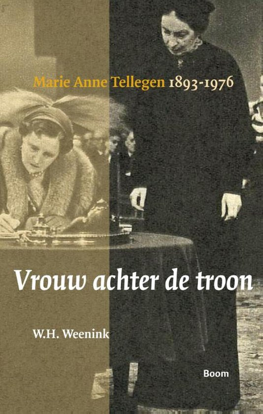Vrouw achter de troon — boekomslag