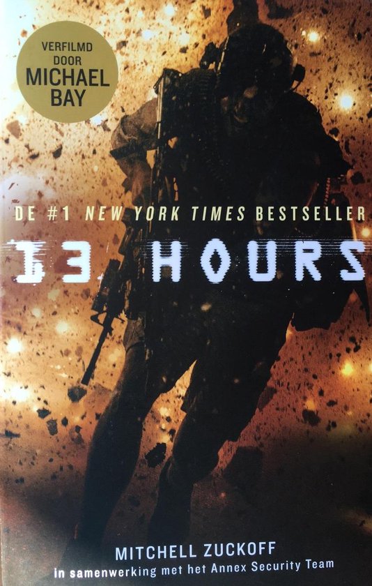 13 Hours — boekomslag