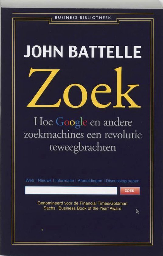 Zoek — boekomslag