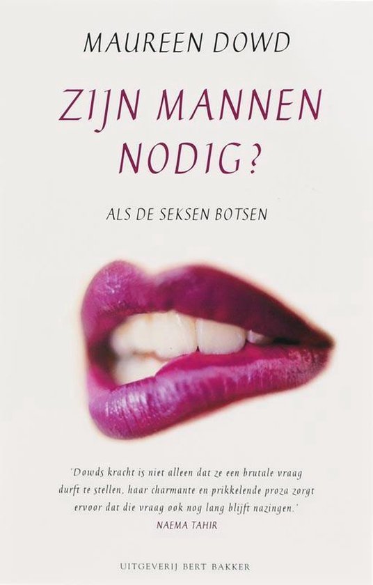 Zijn Mannen Nodig — boekomslag