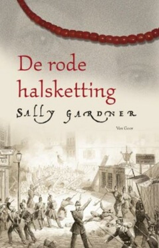 De rode halsketting — boekomslag