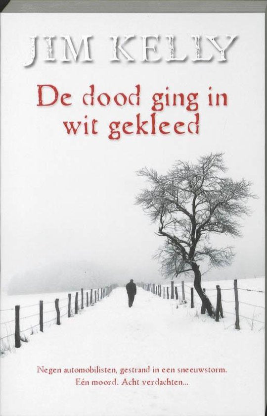 De dood ging in wit gekleed — boekomslag