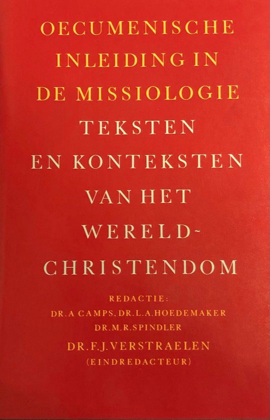 Oecumenische inleiding in missiolog — boekomslag