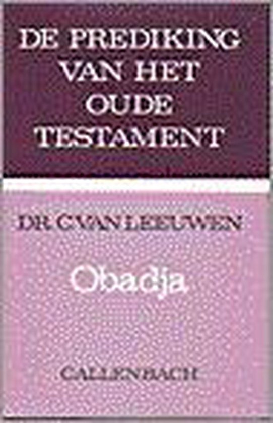 Obadja — boekomslag