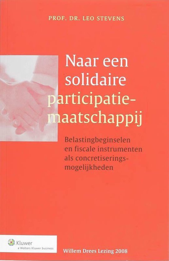 Naar een solidaire participatiemaatschappij — boekomslag