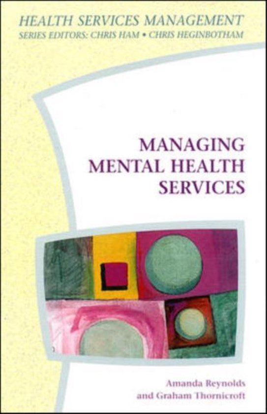 Managing Mental Health Services — boekomslag