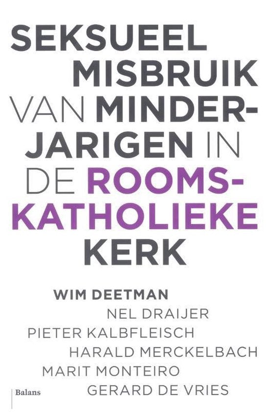 Seksueel misbruik van minderjarigen in de Rooms-Katholieke Kerk — boekomslag