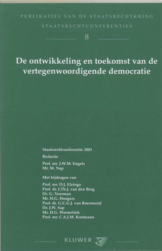 De ontwikkeling en toekomst van de vertegenwoordigende democratie