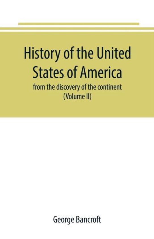 History of the United States of America — omslag