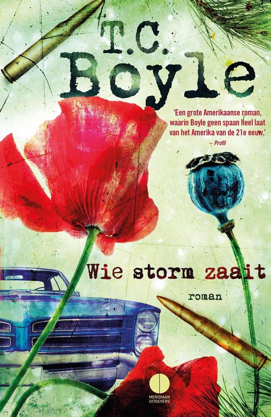 Wie storm zaait — boekomslag