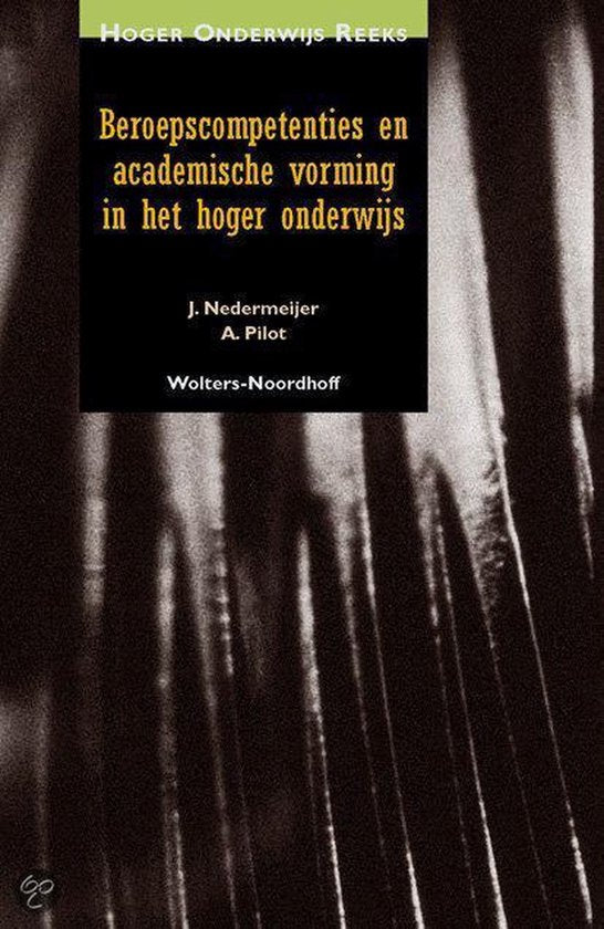 Beroepscompetenties en academische vorming uit het hoger onderwijs — boekomslag