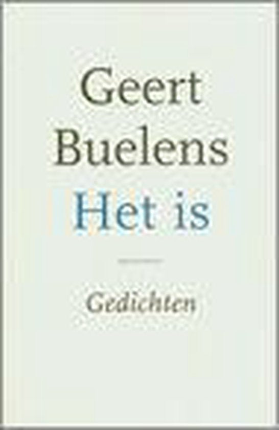 Het Is — boekomslag