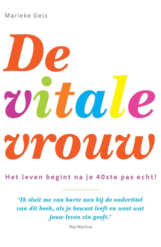 De vitale vrouw — boekomslag