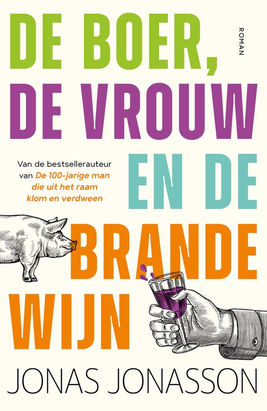De boer, de vrouw en de brandewijn — boekomslag