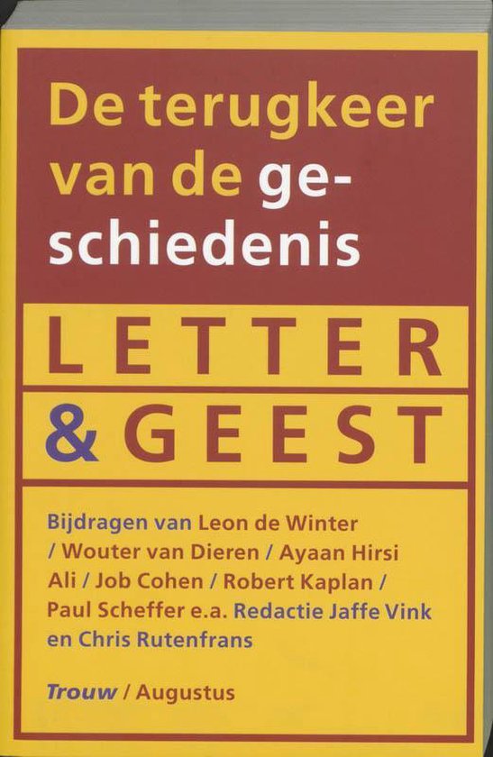 De Terugkeer Van De Geschiedenis — omslag