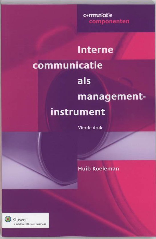 Interne Communicatie Managementinstrumen — omslag