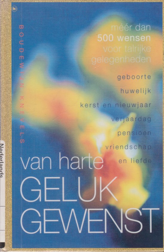 Van Harte Geluk Gewenst — omslag