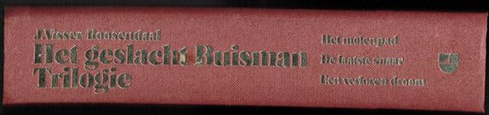 Het geslacht buisman — omslag