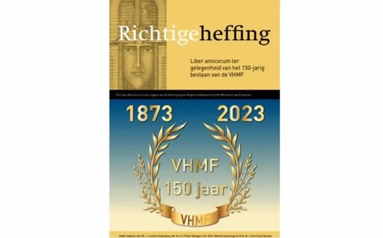 Richtige heffing — boekomslag