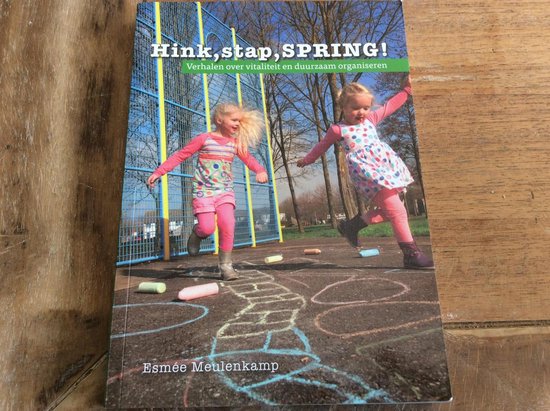 Hink, stap, SPRING! — boekomslag