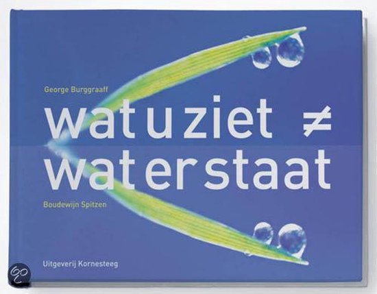 Watuziet≠waterstaat — boekomslag