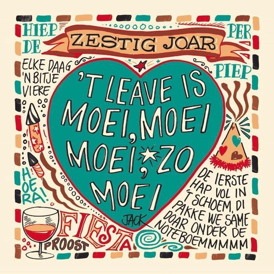 Jack Poels - Zestig Joar, Zestig Tekste (2 CD) — boekomslag