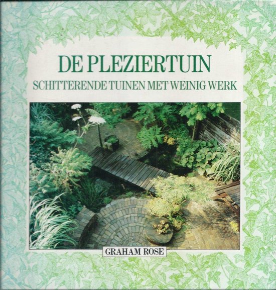 Pleziertuin — boekomslag