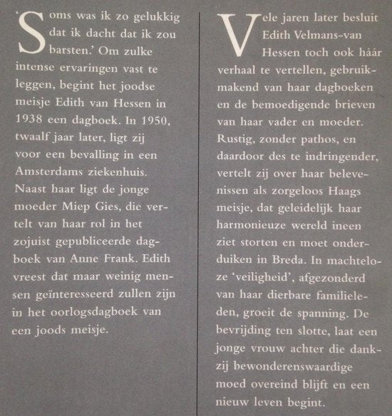 Het verhaal van Edith — boekomslag